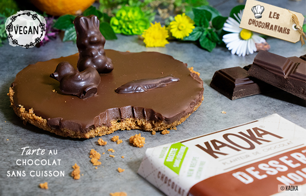 recette tarte chocolat sans cuisson vegan