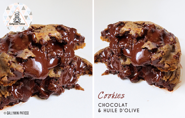 recette de cookies à l'huile d'olive et au chocolat