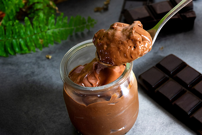 Recette de crème dessert au chocolat vegan