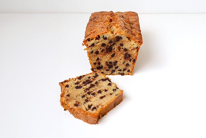 Recette de cake aux pépites de chocolat noir