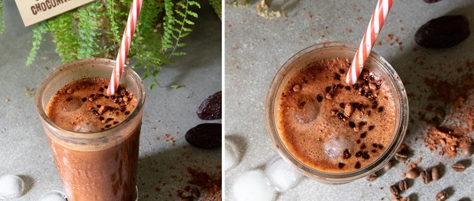 chocolat glace boisson fraiche cacao dattes café