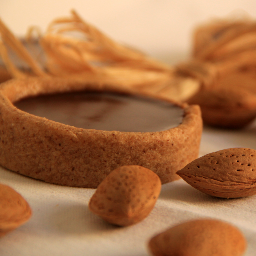 Recette de tartelettes Chocolat au lait et lait d'amandes