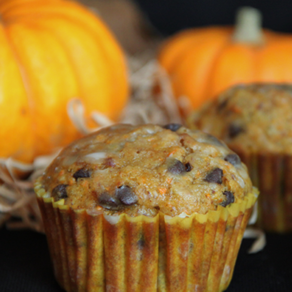 Recette de muffins carotte orange et pépites