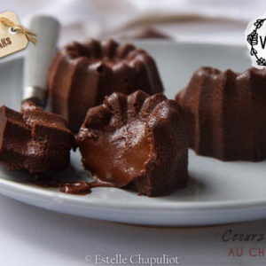 Recette de coeur coulant au chocolat