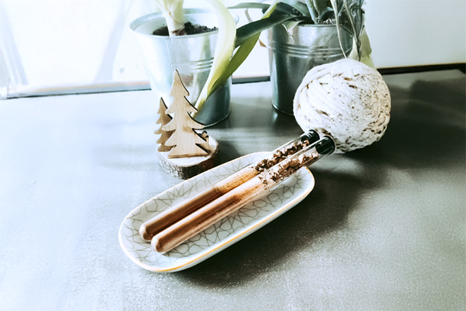 Recette DIY de fioles de chocolat chaud