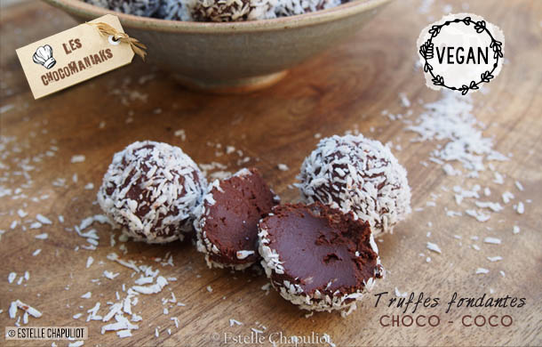 Truffes Fondantes Chocolat Coco