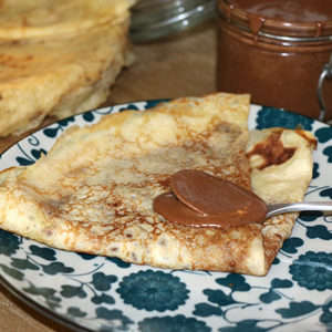 Crêpes & Pâte à Tartiner Chocolat au Lait & Noisettes
