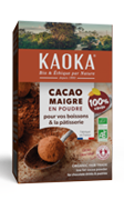 cacao maigre en poudre bio équitable Kaoka