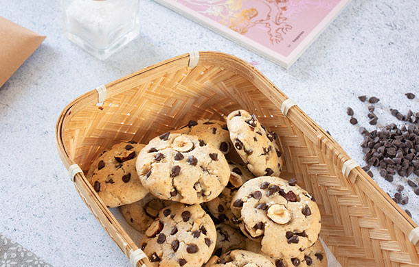 Biscuit géant aux pépites de chocolat