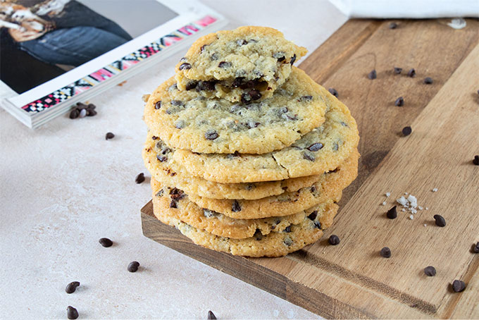 Recette de cookies aux pépites de chocolat noir