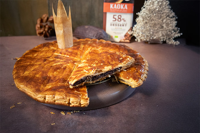 Recette de galette des rois chocolat et praliné