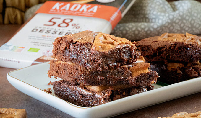 Recette de brownies aux speculoos