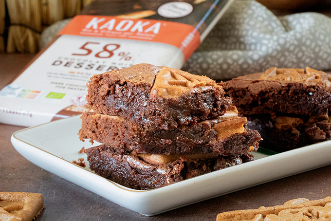 Recette de brownies aux speculoos