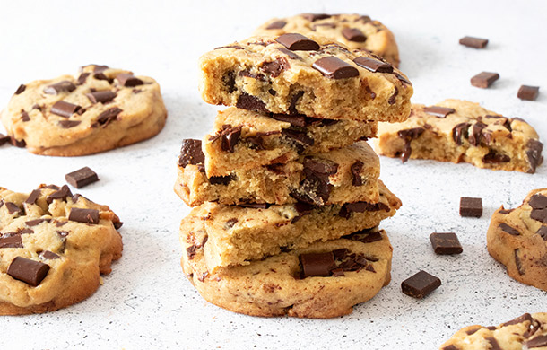 Recette de cookies aux chunks Kaoka